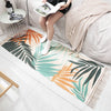 Fringed cotton striped rug