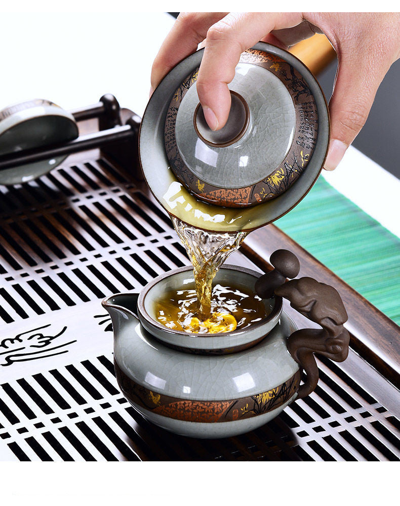 Tea set decorative light