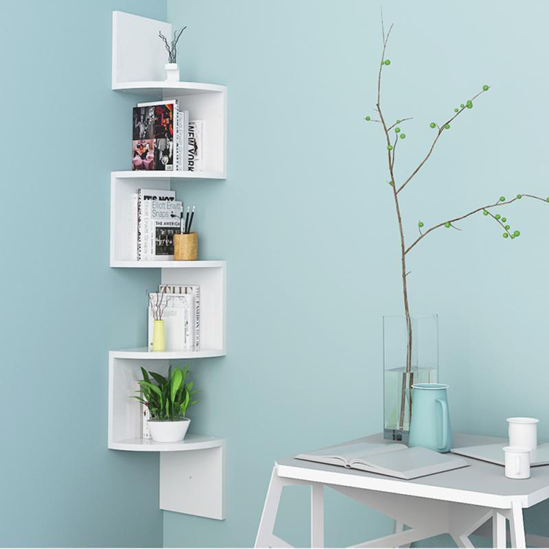 Corner Wall Triangle Shelf